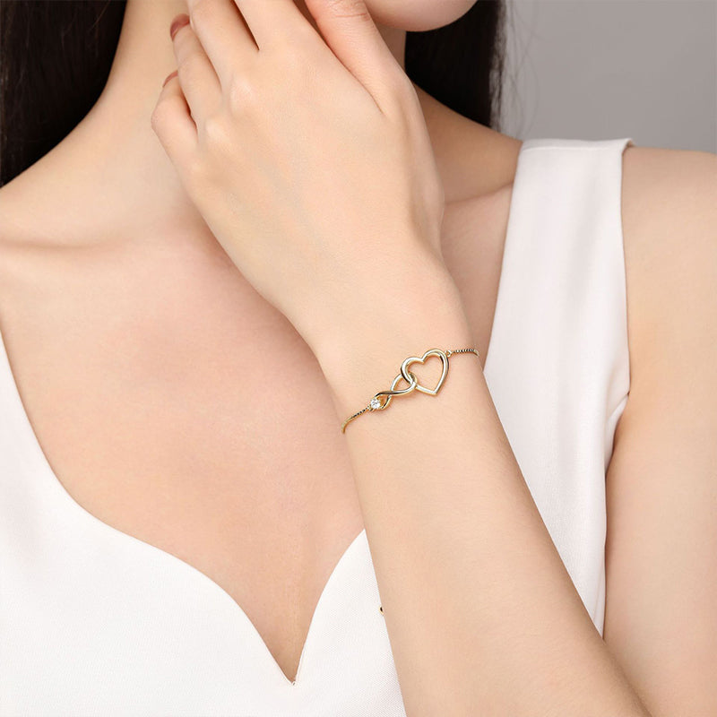 Infinity Heart Bracelet