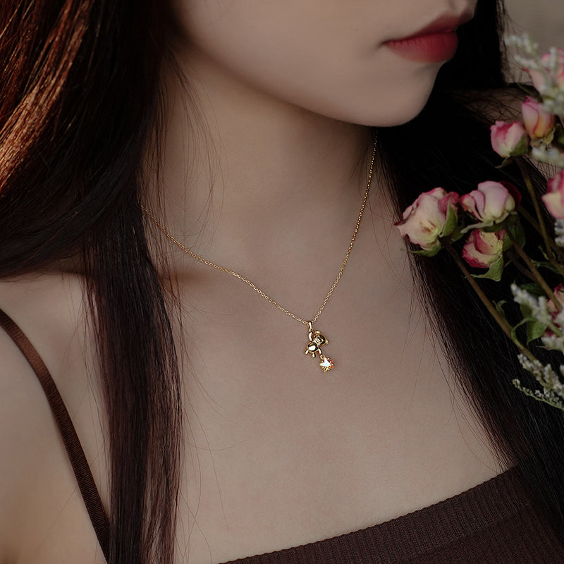 Twinkle Teddy Pendant