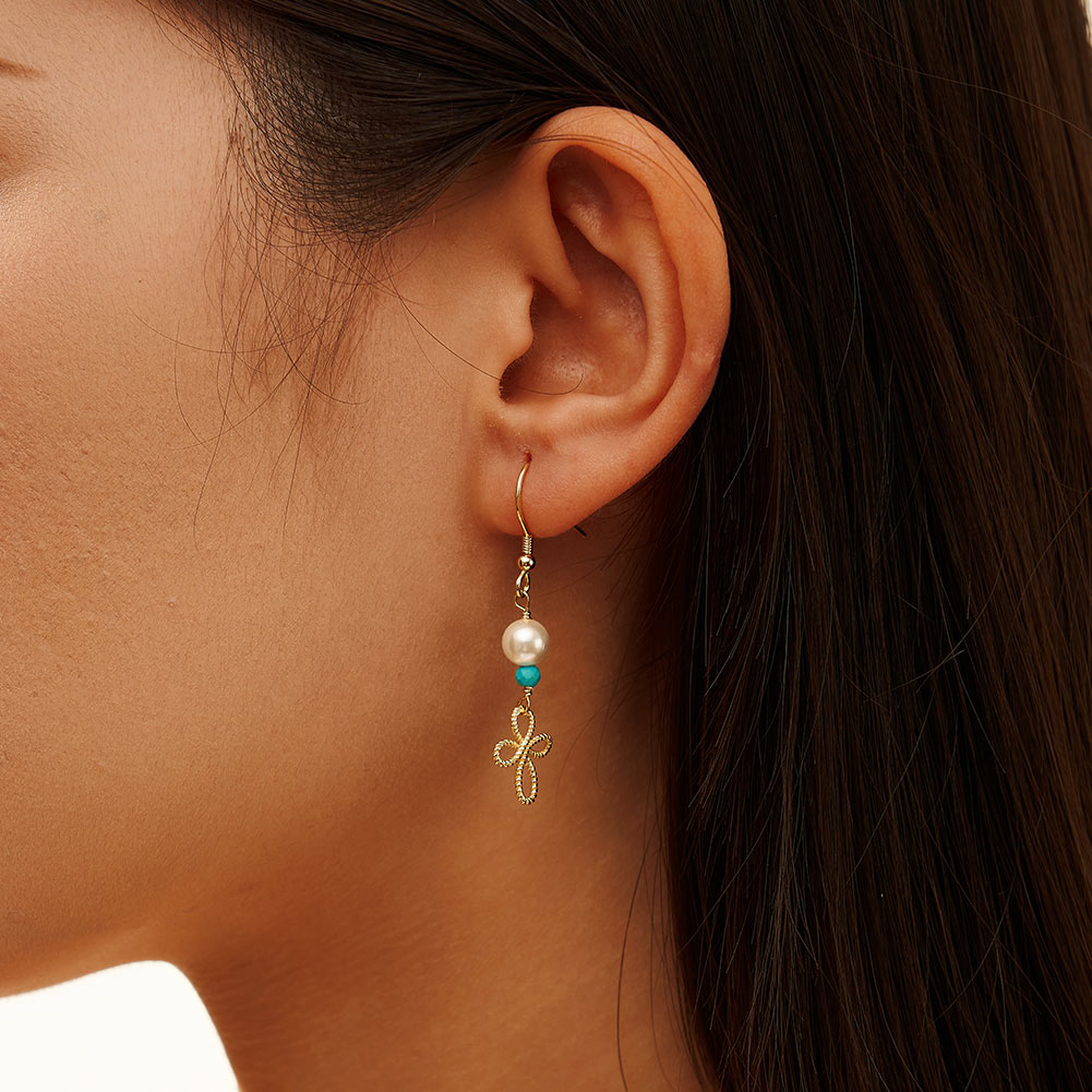Turquoise Blossom Earrings