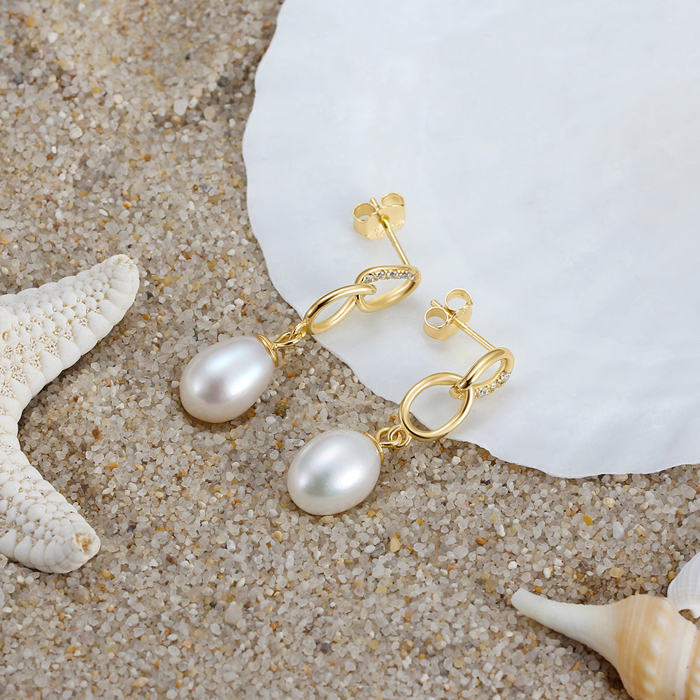 Royal Pearl Drops Earrings