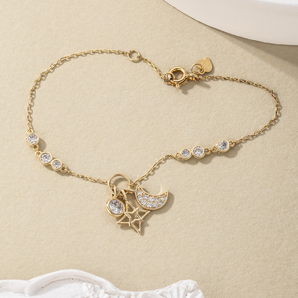 Moon & Star Bracelet