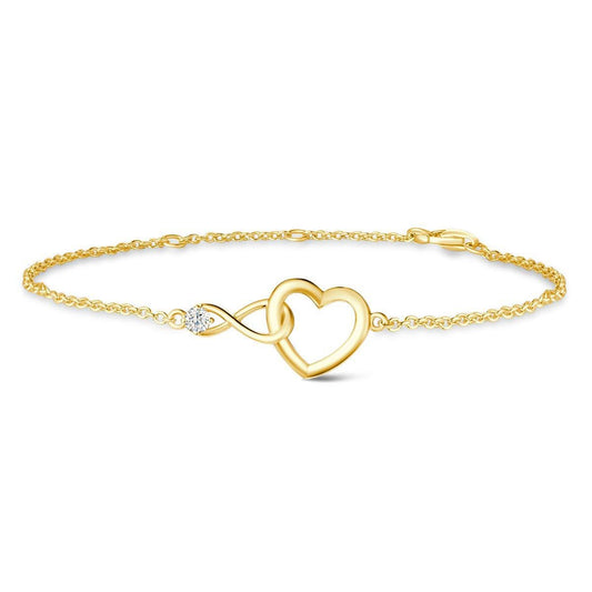 Infinity Heart Bracelet