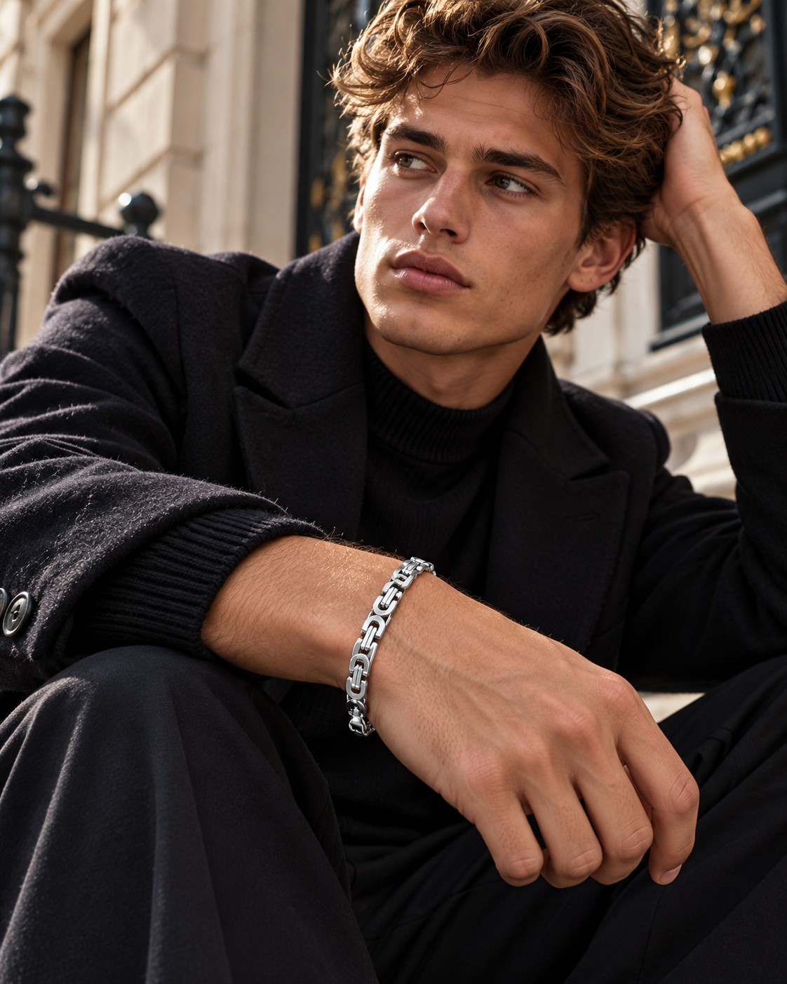 Atlas Silver Link Bracelet