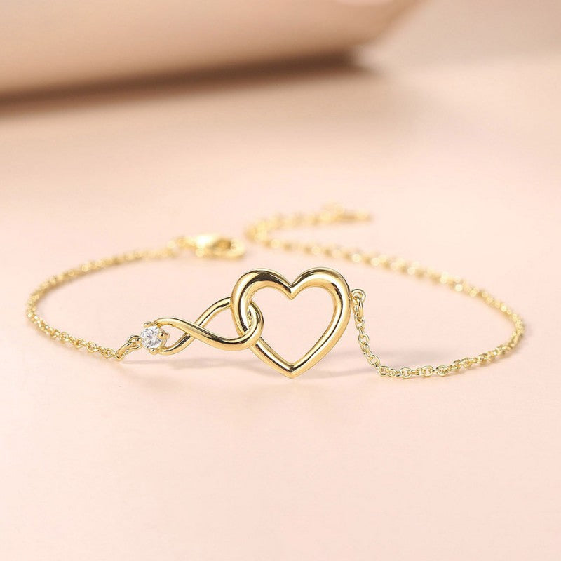 Infinity Heart Bracelet