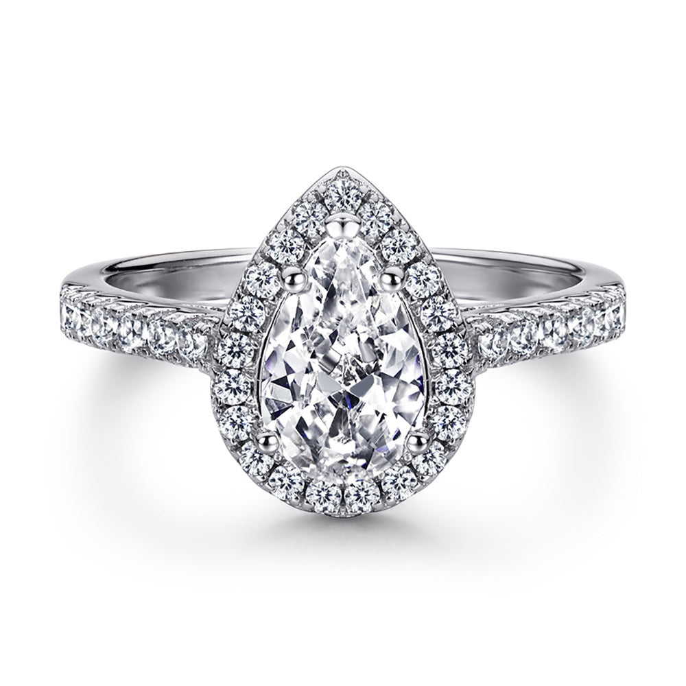 Drop Solitaire Ring