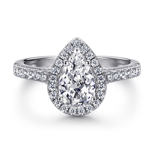 Drop Solitaire Ring