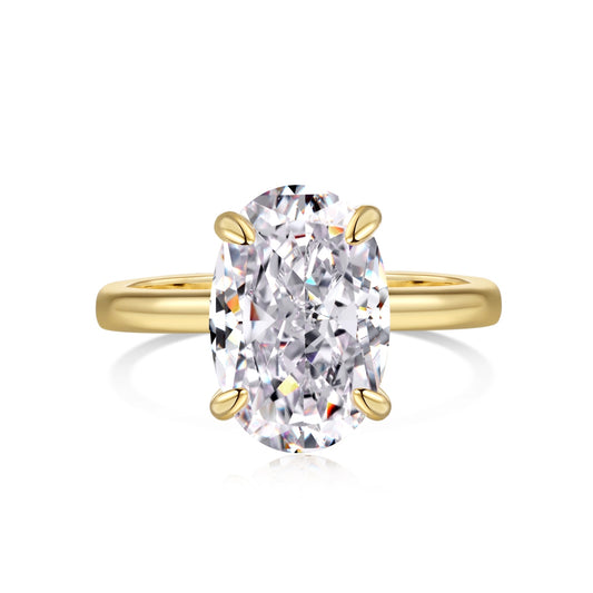 Oval Solitaire Ring