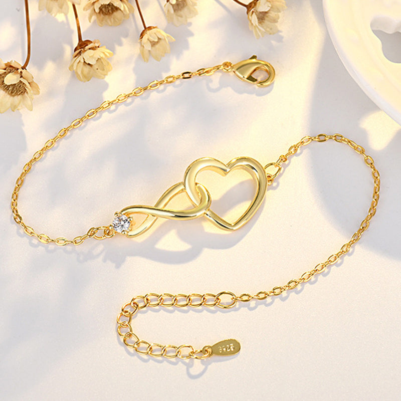 Infinity Heart Bracelet