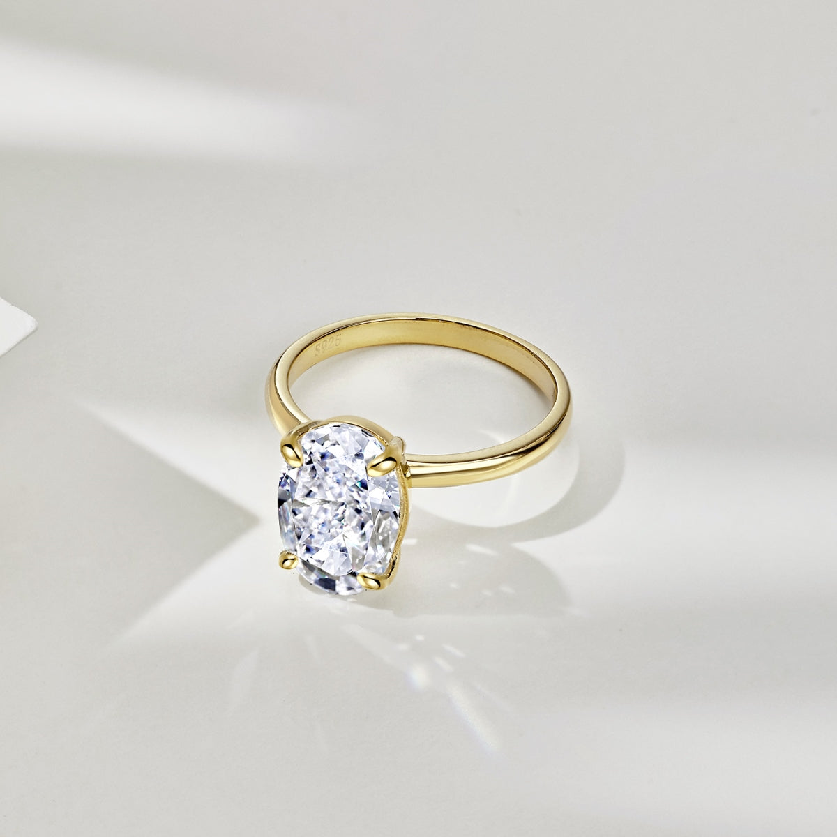 Oval Solitaire Ring