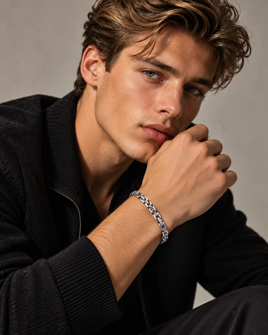Atlas Silver Link Bracelet