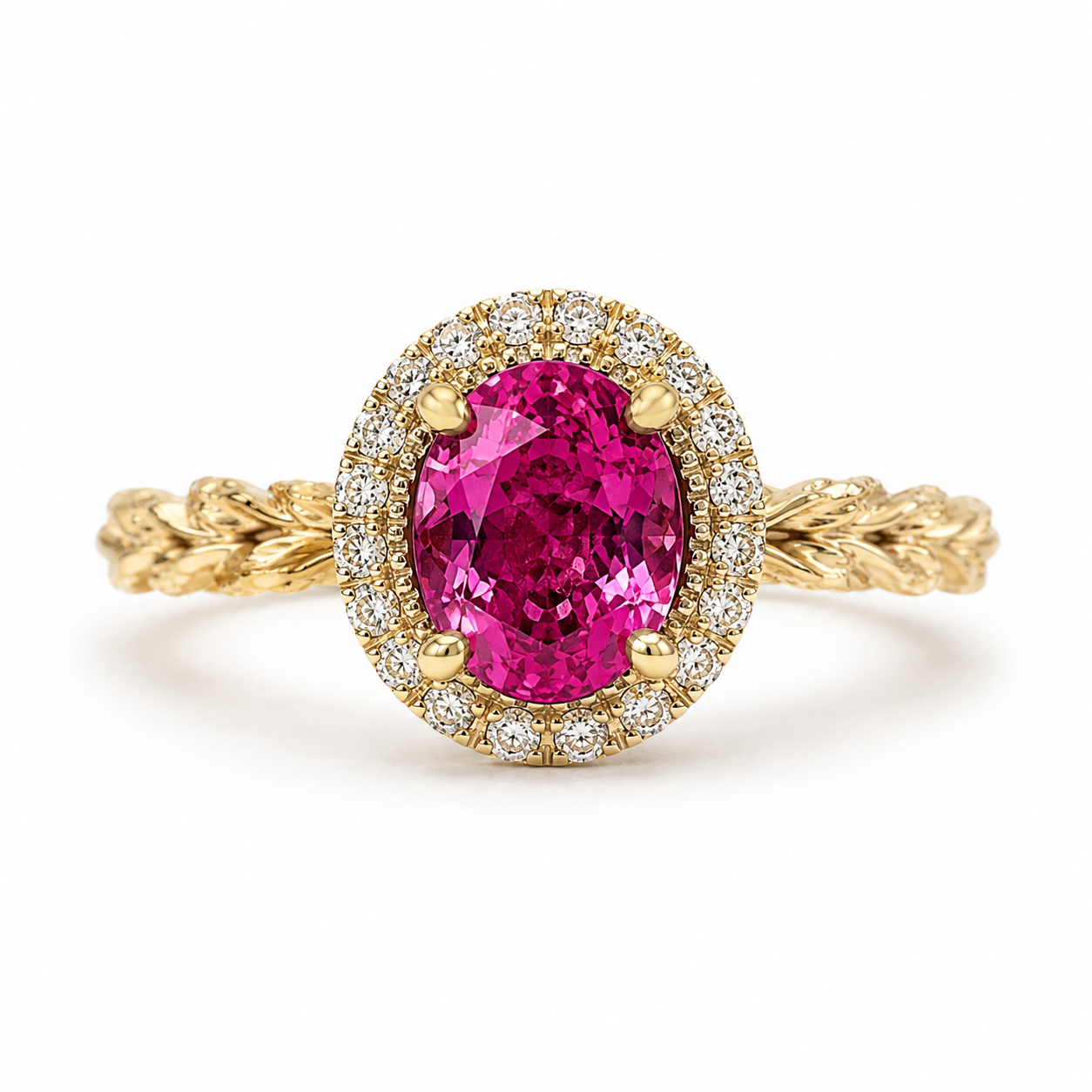 Pink Sapphire Ring