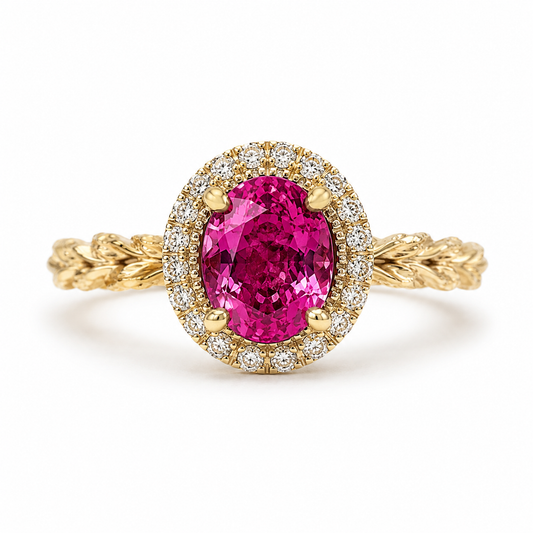 Pink Sapphire Ring