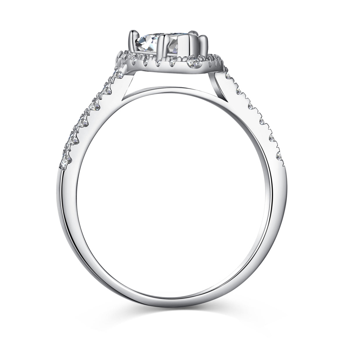 Drop Solitaire Ring