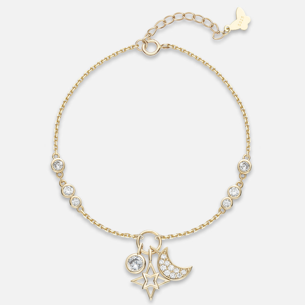 Moon & Star Bracelet