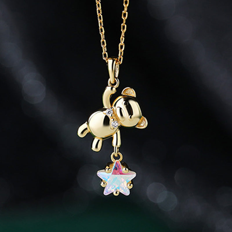 Twinkle Teddy Pendant