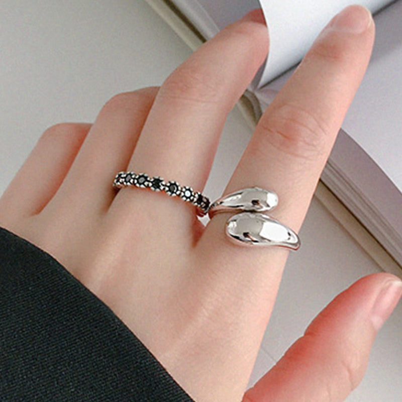 Silver Flare Ring