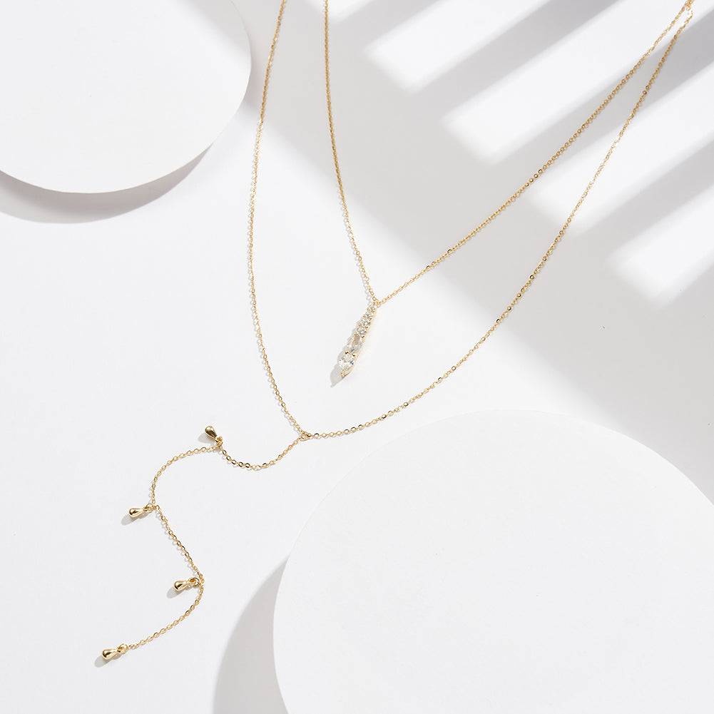 Gold Velevt Necklace