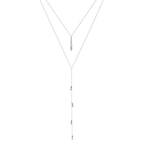 Silver Velevt Necklace