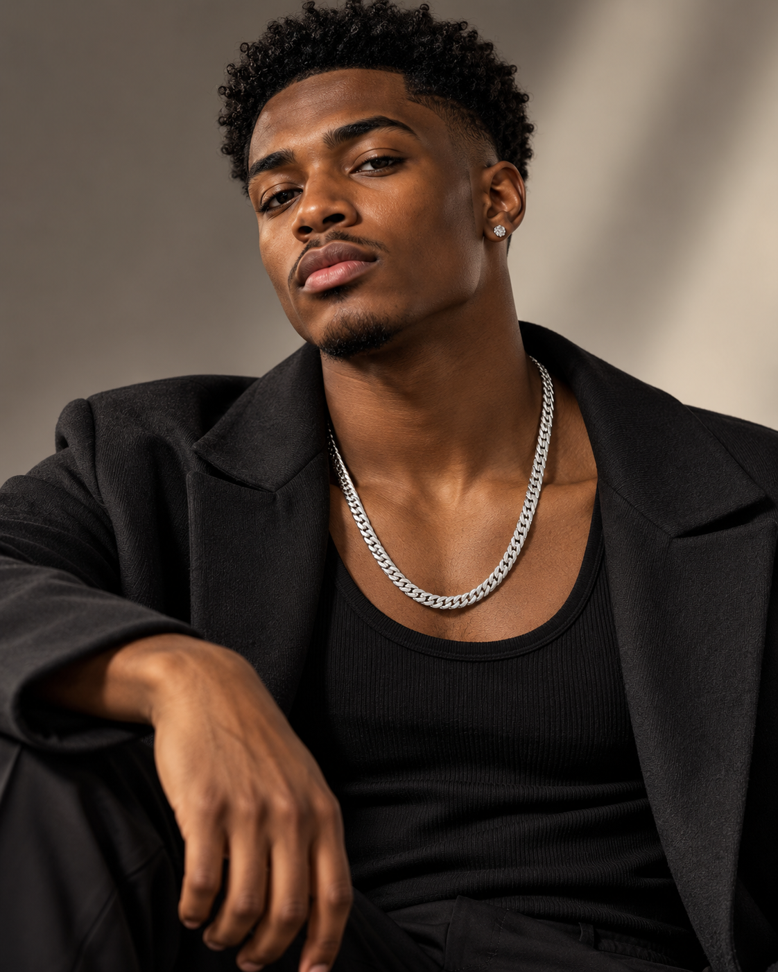 Edge Silver Chain