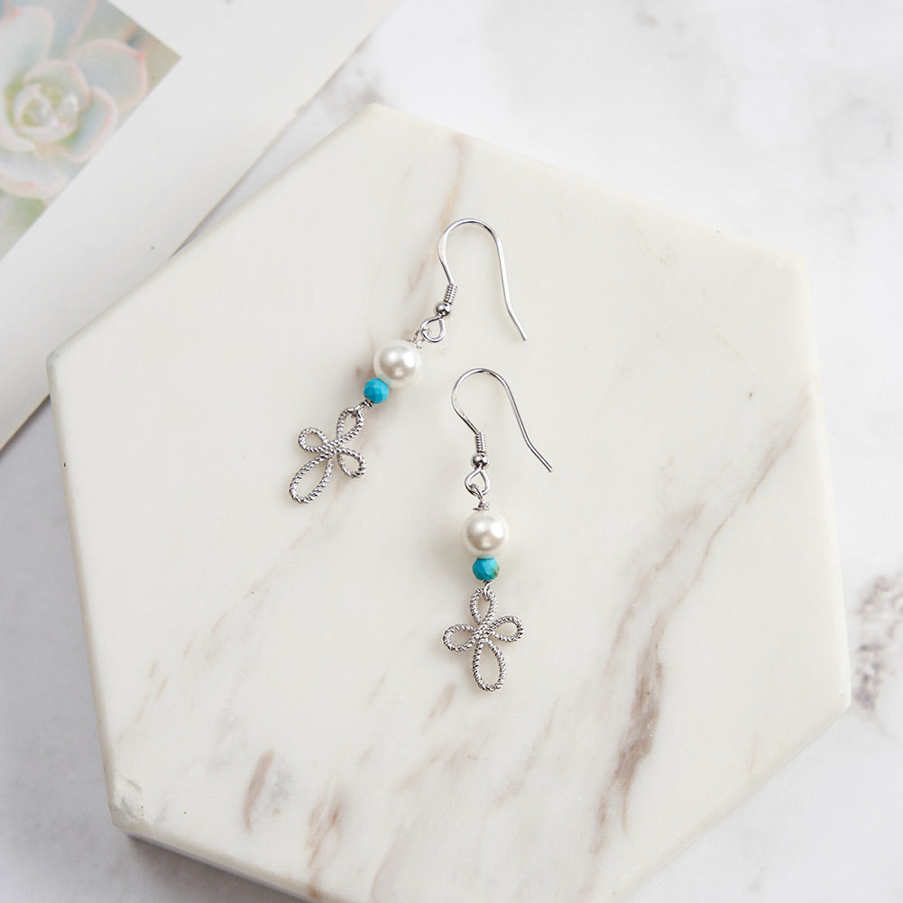 Turquoise Blossom Earrings