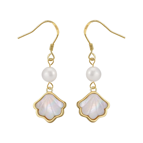 Pearly Shell Earring