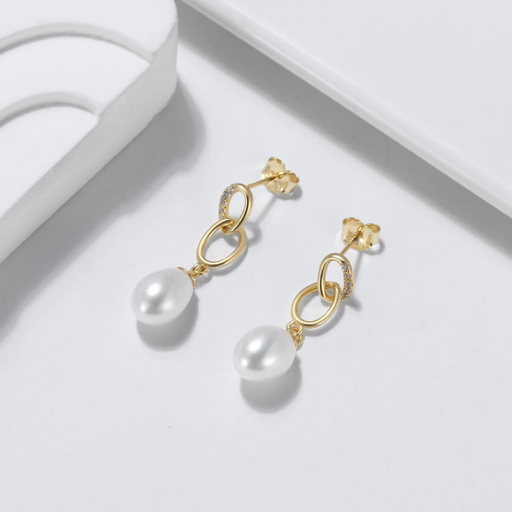 Royal Pearl Drops Earrings