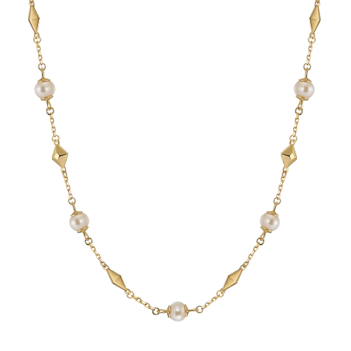 Gold & Pearl Harmony Necklace