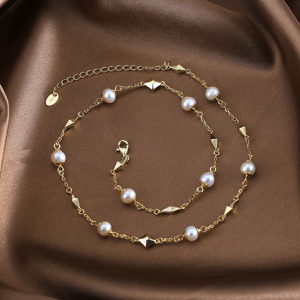 Gold & Pearl Harmony Necklace