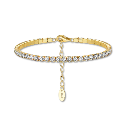 Gold Tennis Bracelet