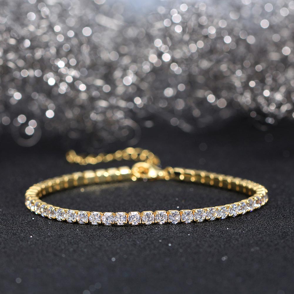 Gold Tennis Bracelet