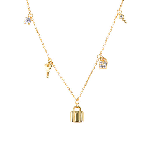 Golden Bond Charm Necklace