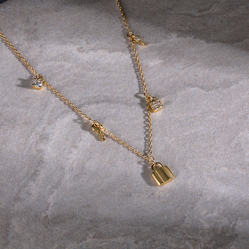 Golden Bond Charm Necklace