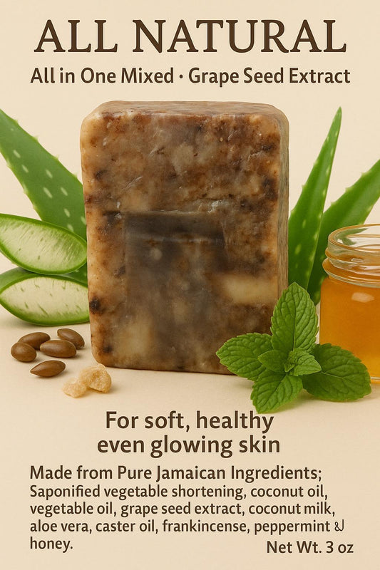 All in One Mixed • Grape Seed Extract Hand and Face Soap